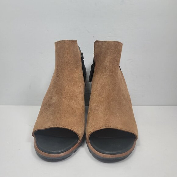 Sorel Nadia Women's Brown Heeled Open Toe Boots NL2843-224 US Size 9.5 - Picture 3 of 9